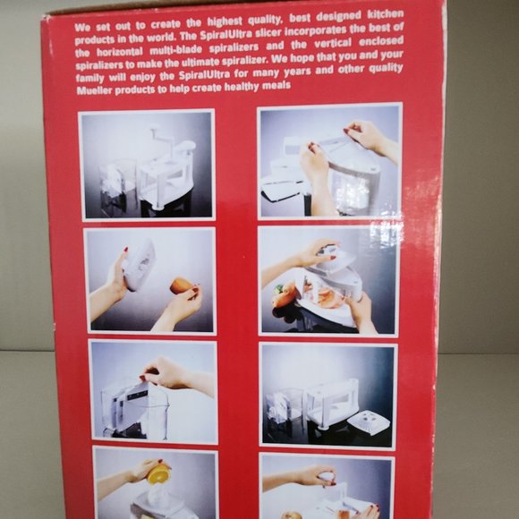 Mueller Spiral Ultra Multi-Function Vegetable Spiralizer/Mandoline Slicer/Citrus - Picture 5 of 8